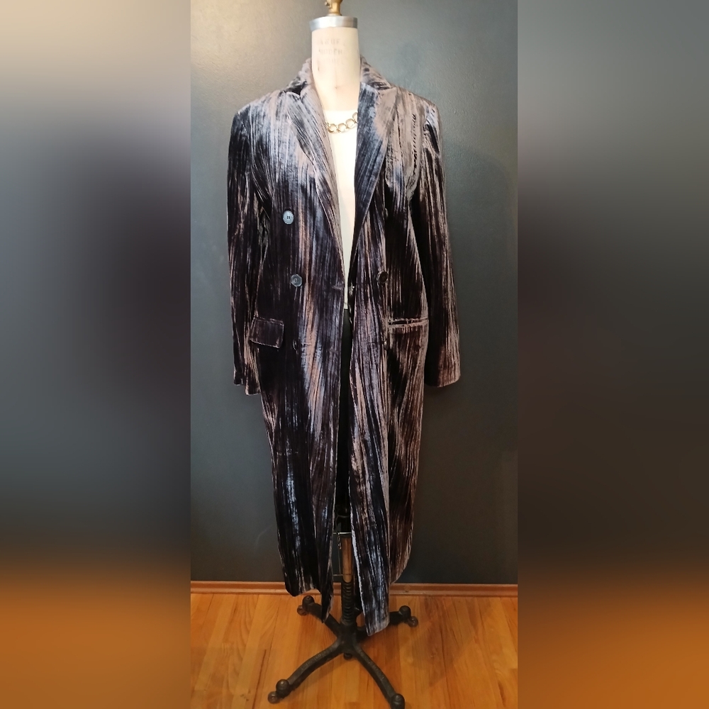 Zara Velvet Coat
